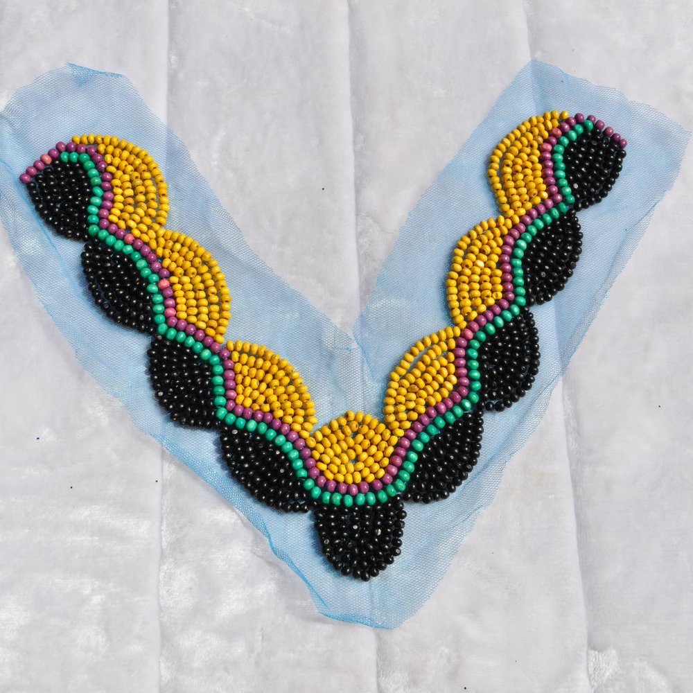 Vintage Trims 6Pcs for $10 Vintage Trims embroidered and beaded Applique tops